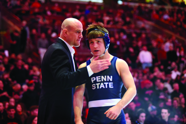 Penn State Nittany Lions with eight Top 5 NCAA wrestling tournament